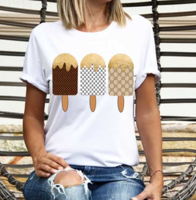 Classy ice cream tee