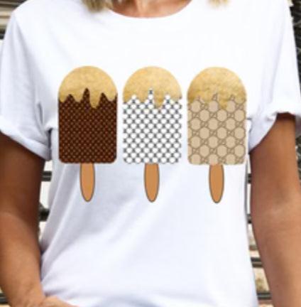 Classy ice cream tee