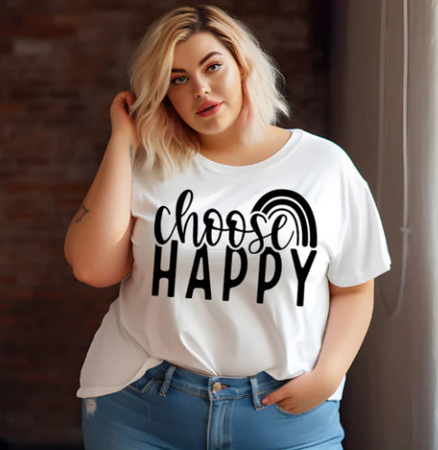 Choose Happy tee