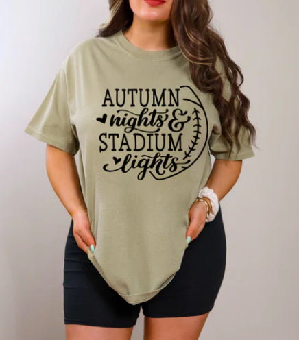 Autumn Nights & Stadium Lights t-shirt