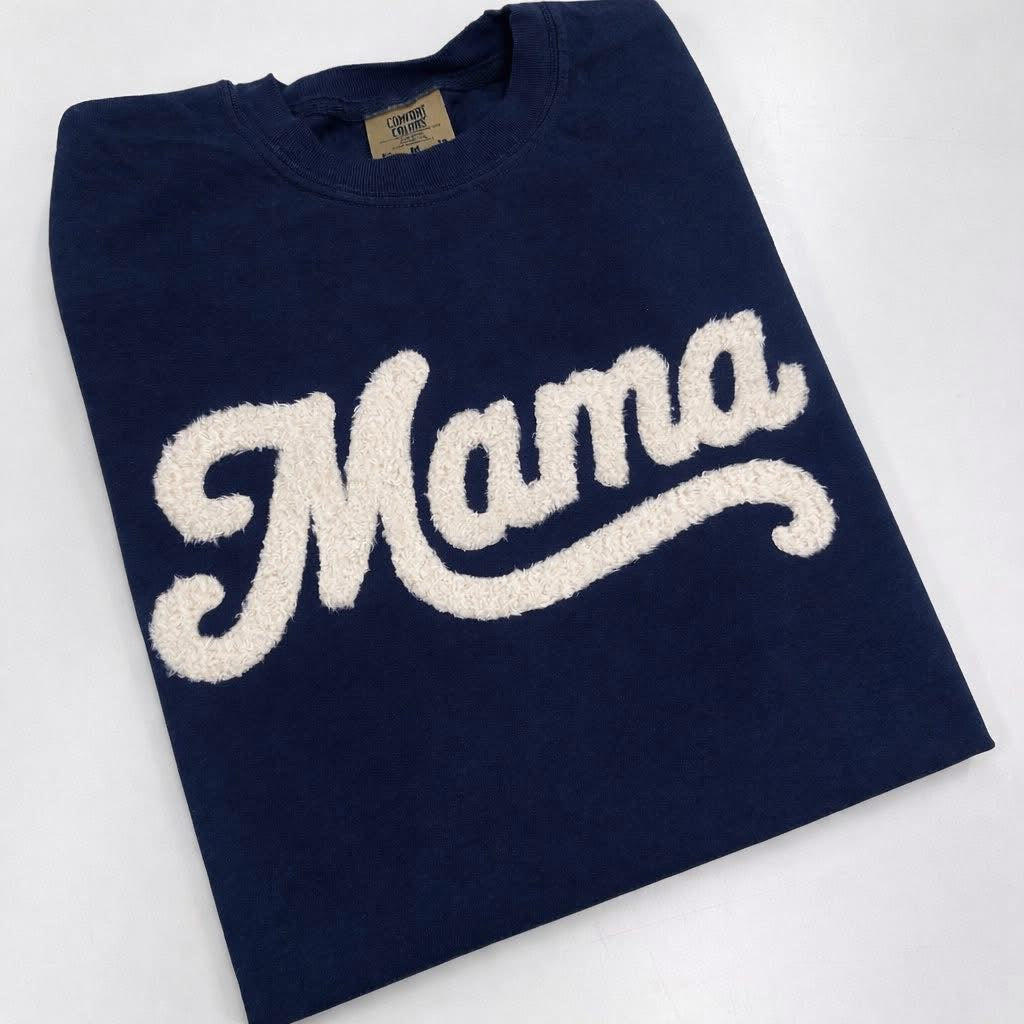 MAMA fuzzy Patch sweatshirt