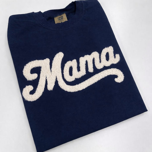 MAMA fuzzy Patch sweatshirt