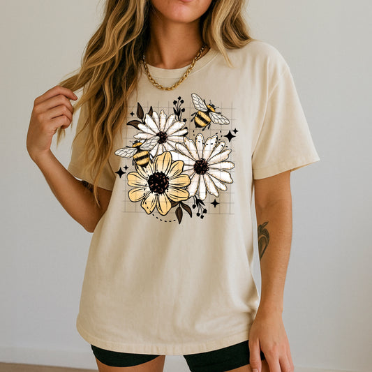 Floral Bees tee