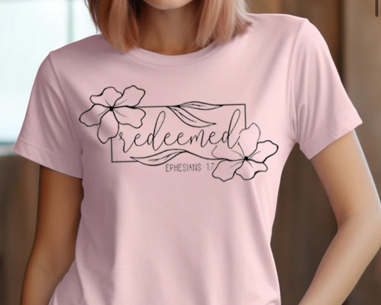 Redeemed tee