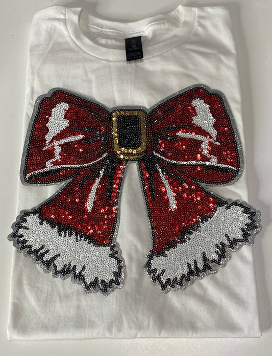 Santa Sequin Patch Sweatshirt