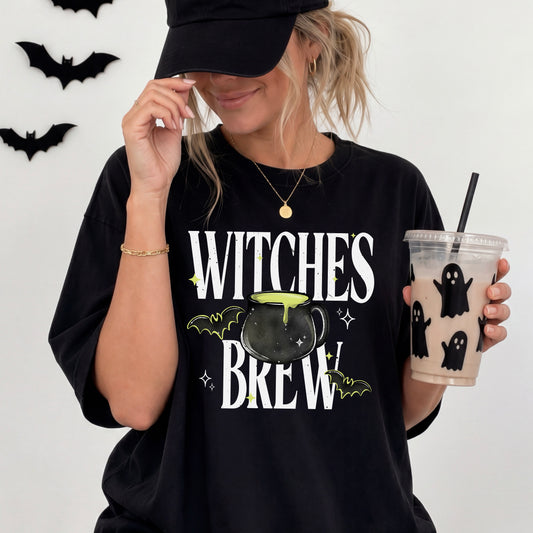 Witches Brew tee (White Ink)