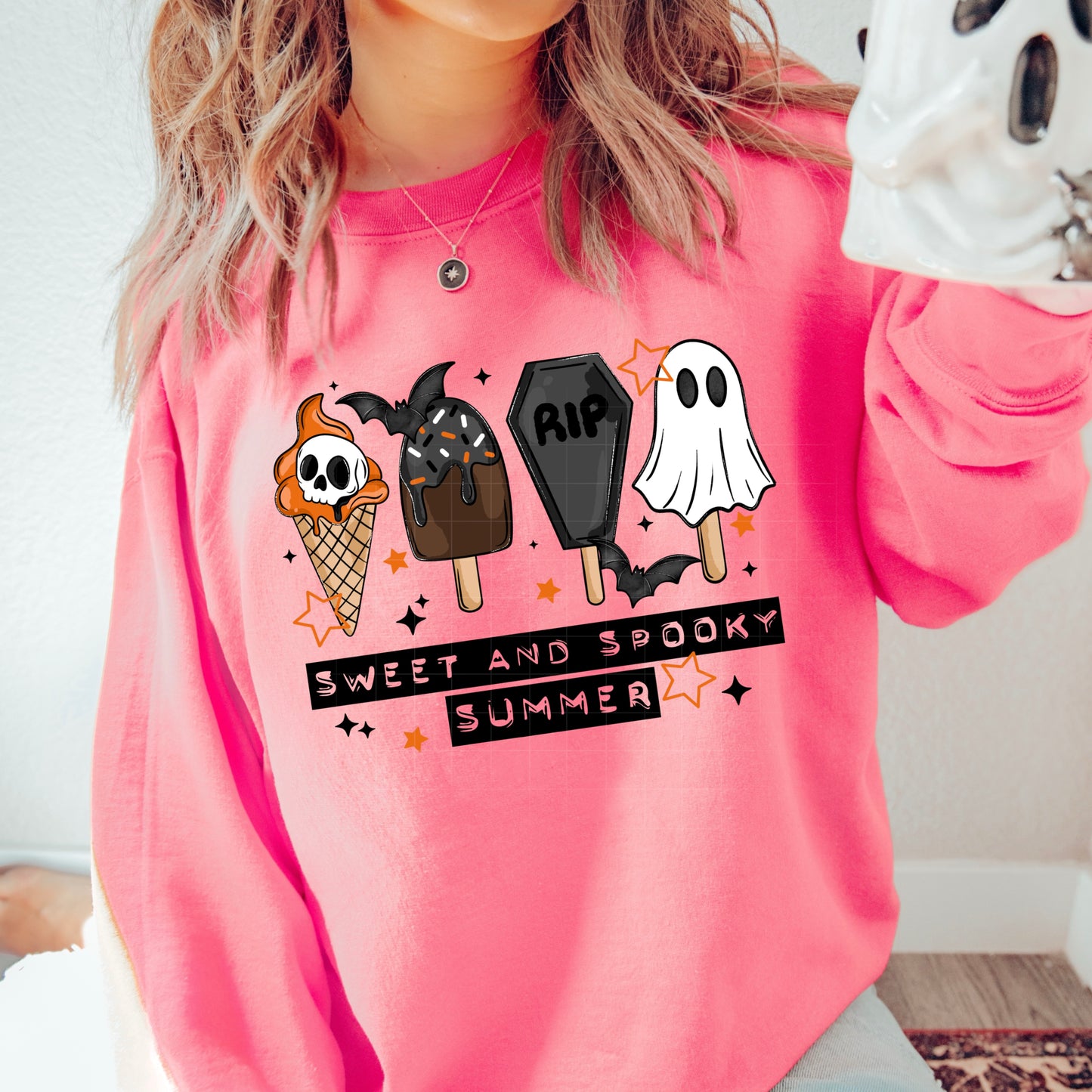 Sweet and Spooky Summer tee (Black Ink)