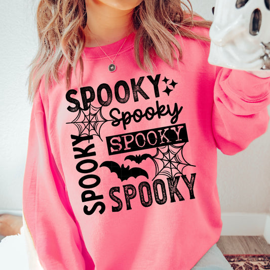 Spooky Spooky Spooky tee (Black Ink)