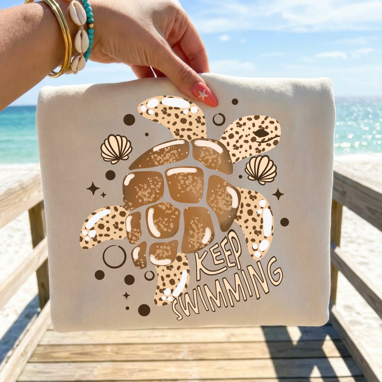 Keep Swimming (Turtle) tee