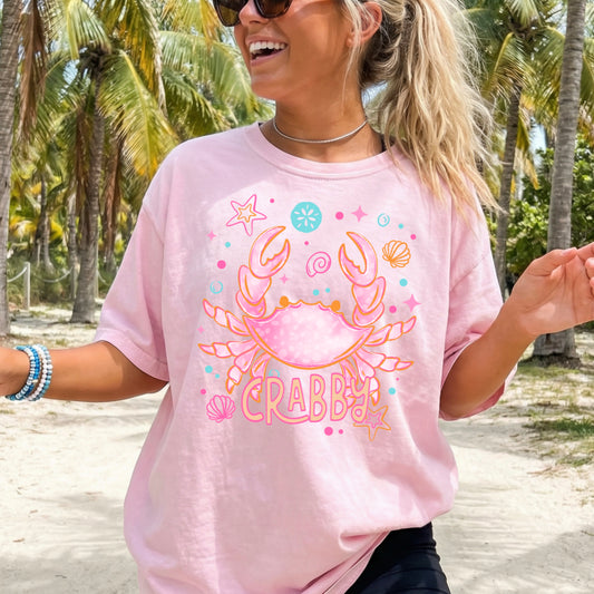 Crabby tee (Pink)