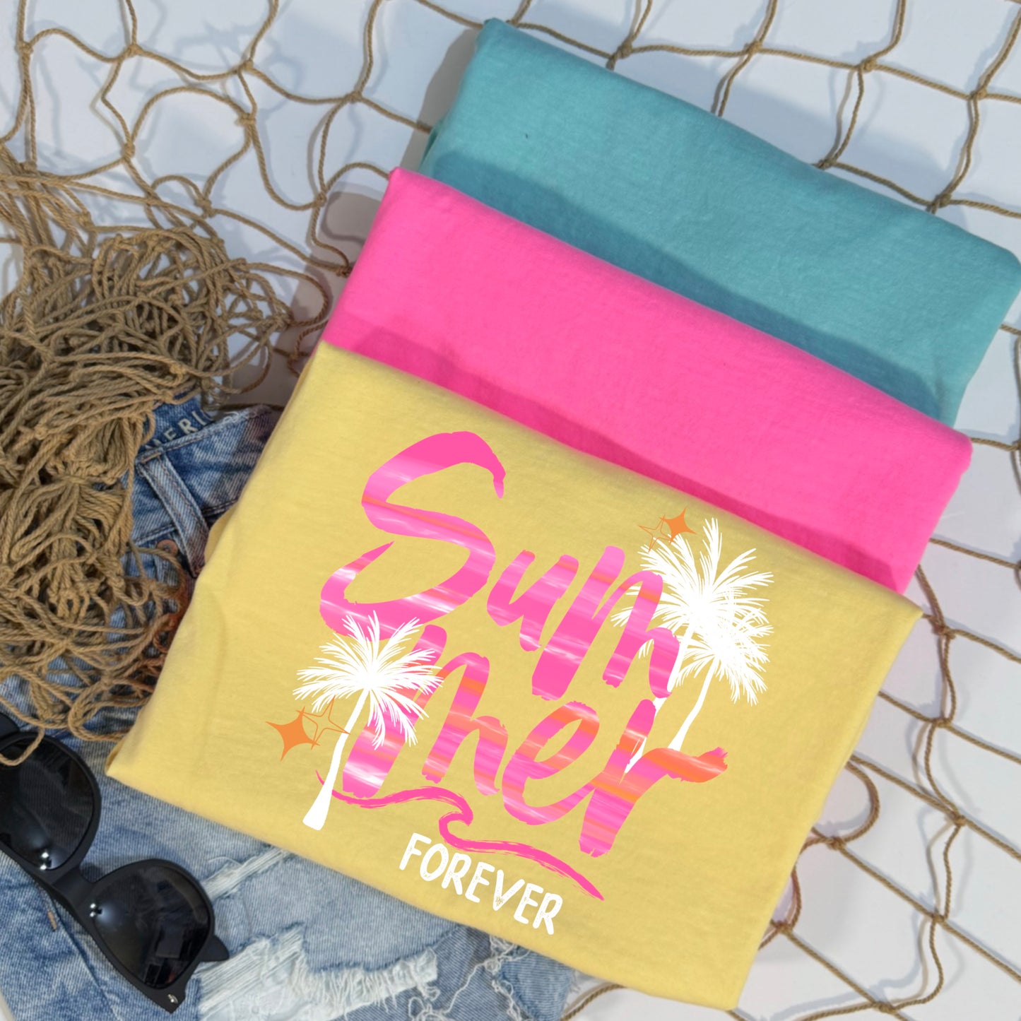 Summer Forever tee (White Ink)