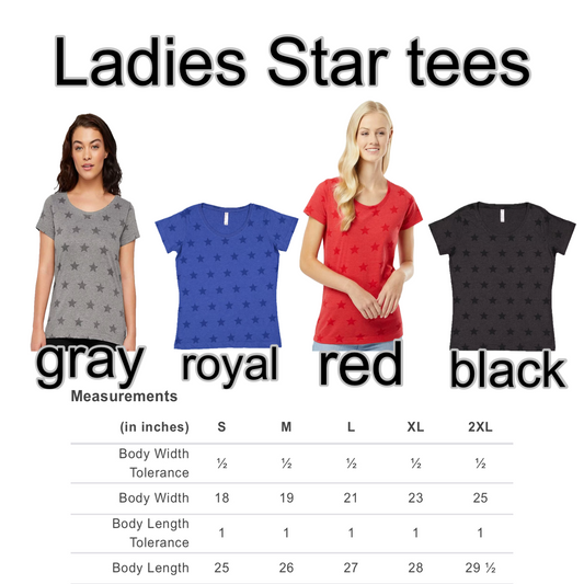 Ladies Star tee Upgrade
