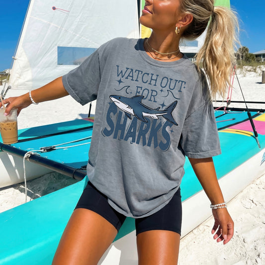 Watch out for Sharks tee