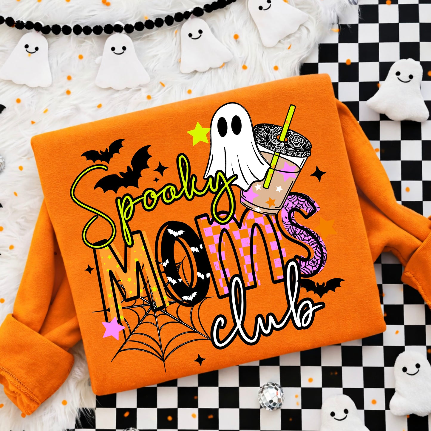 Spooky Mom Club tee (Black Ink)