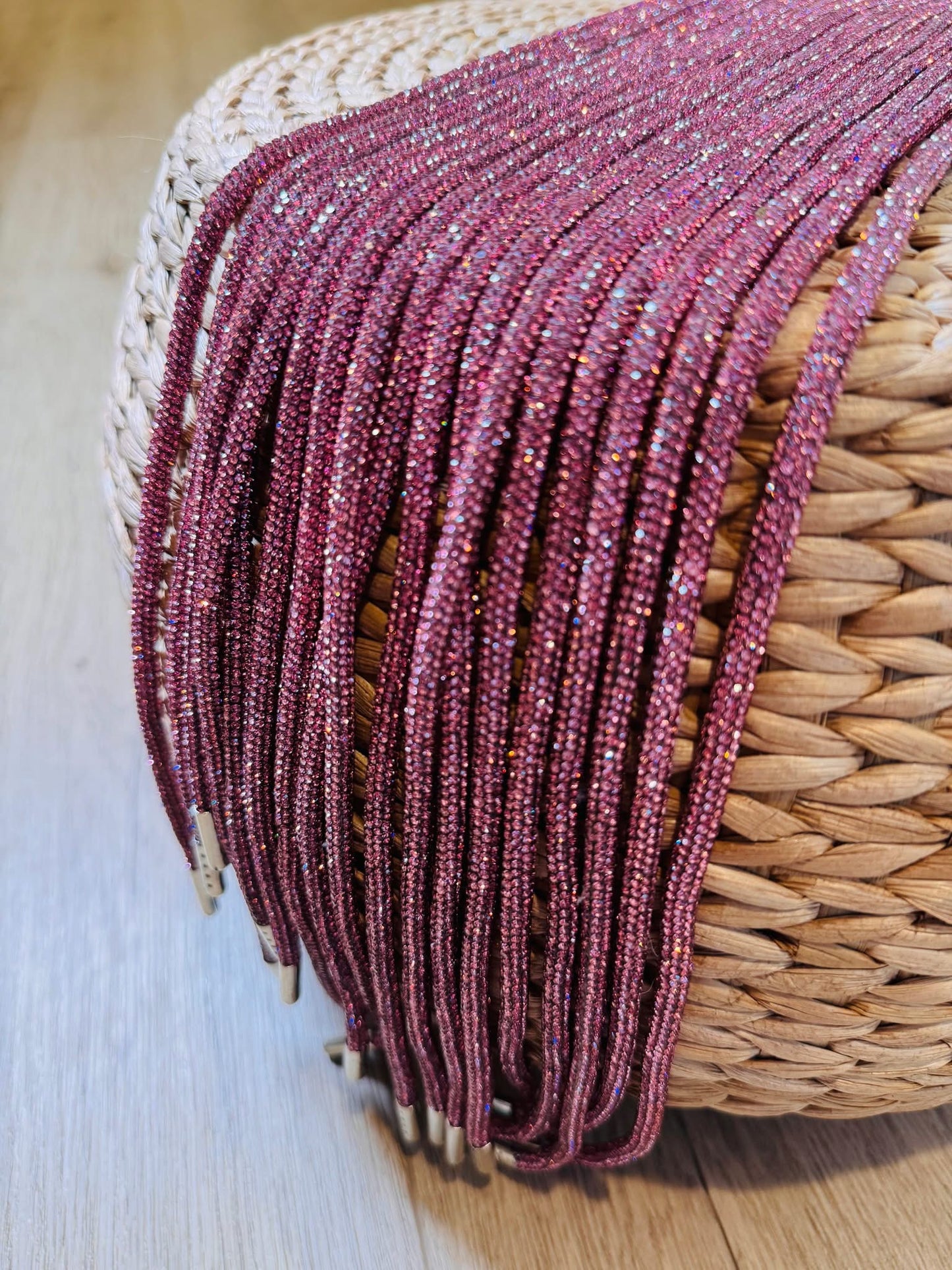 Rhinestone Hoodie Strings