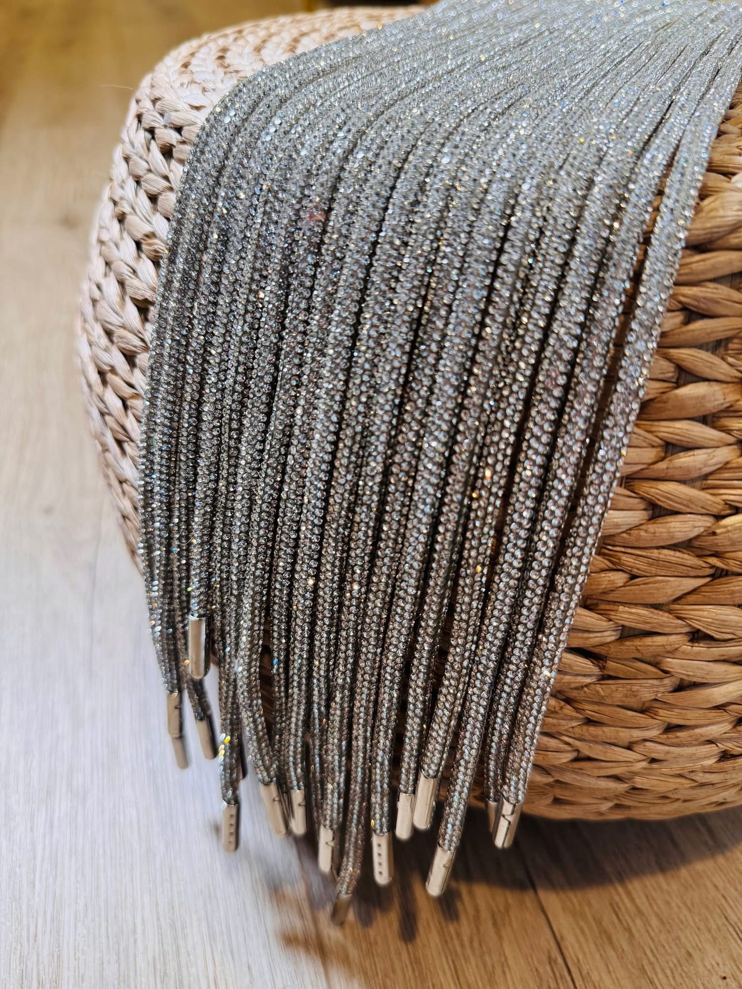 Rhinestone Hoodie Strings