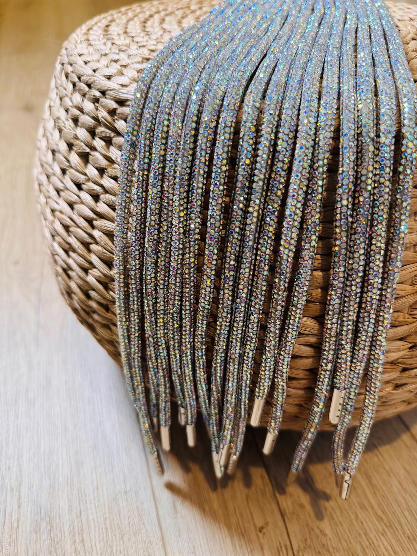 Rhinestone Hoodie Strings