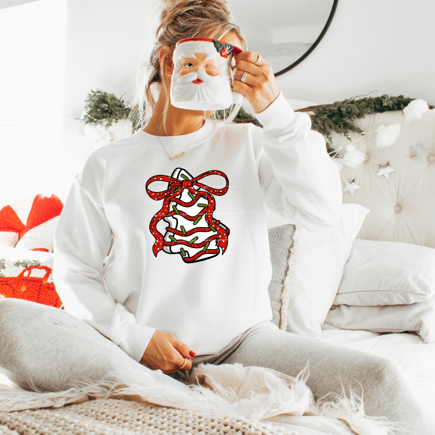 Christmas tree cake tee