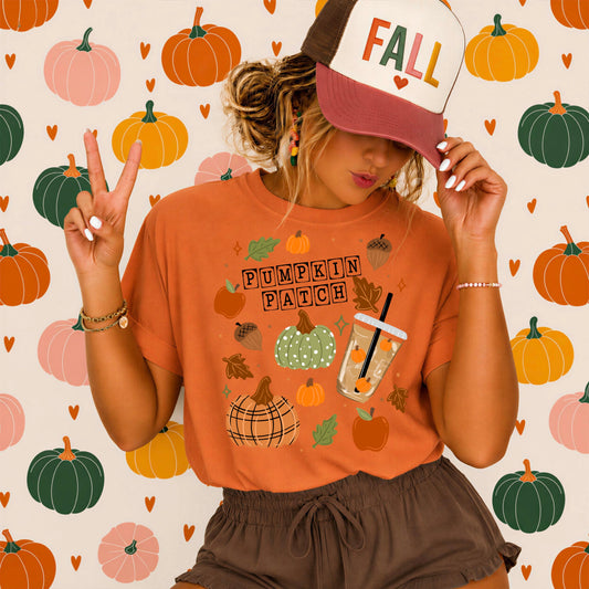 Pumpkin Patch Collage tee
