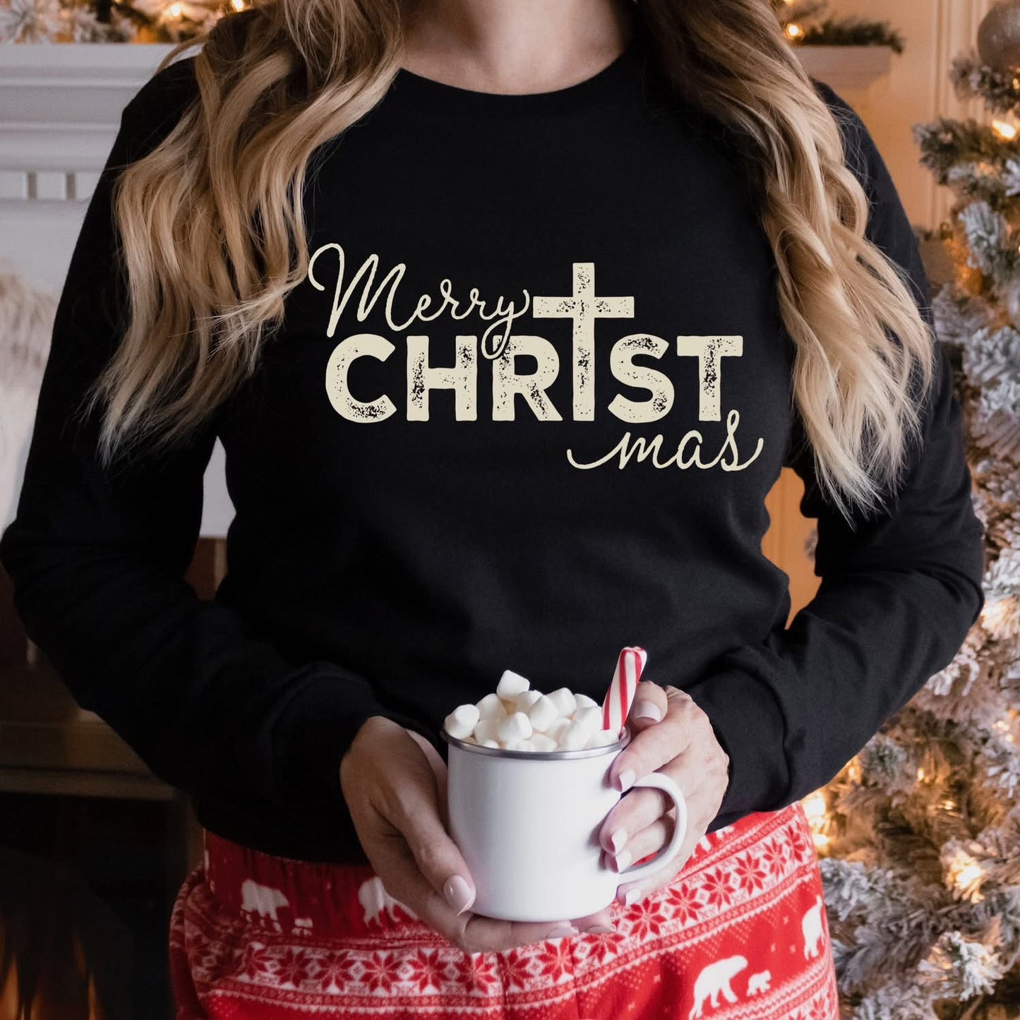Merry CHRIST mas tee