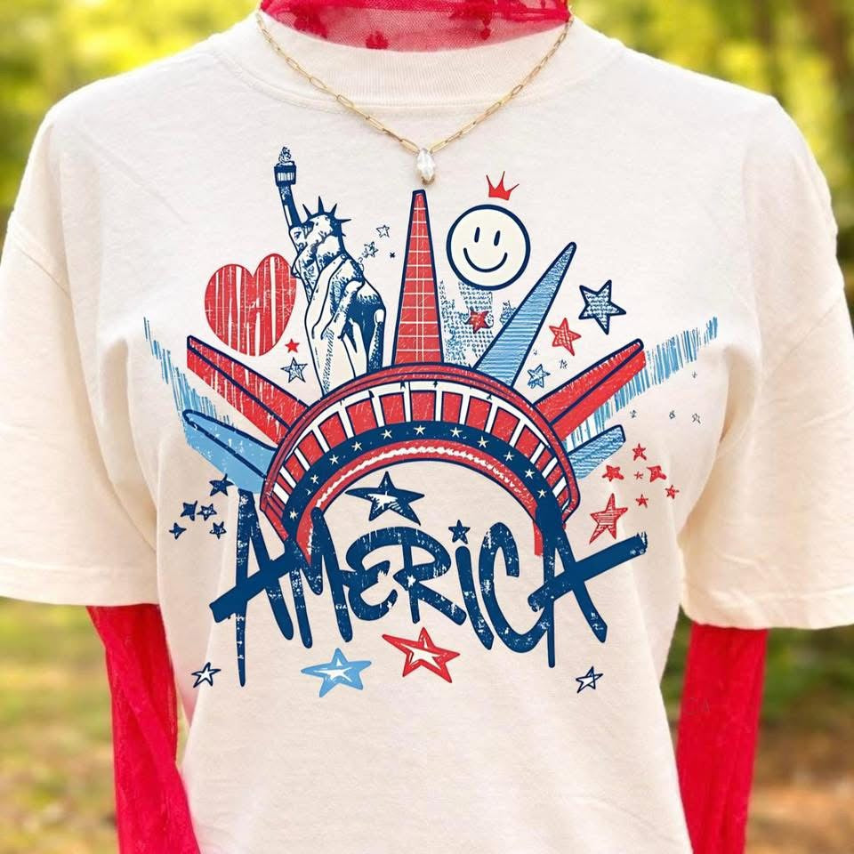 Statue of Liberty Crown tee