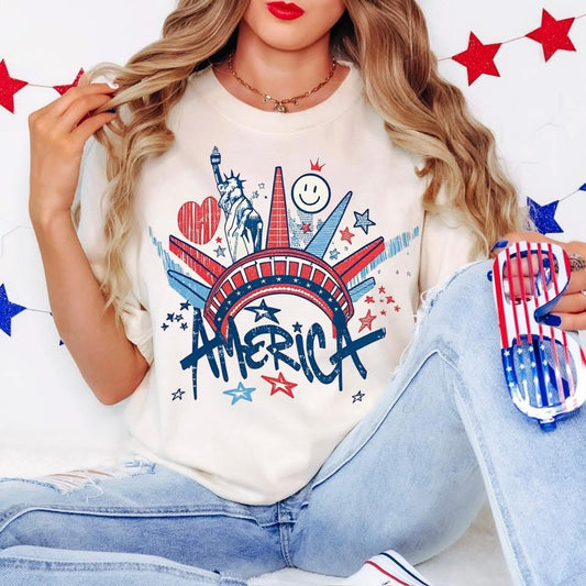 Statue of Liberty Crown tee