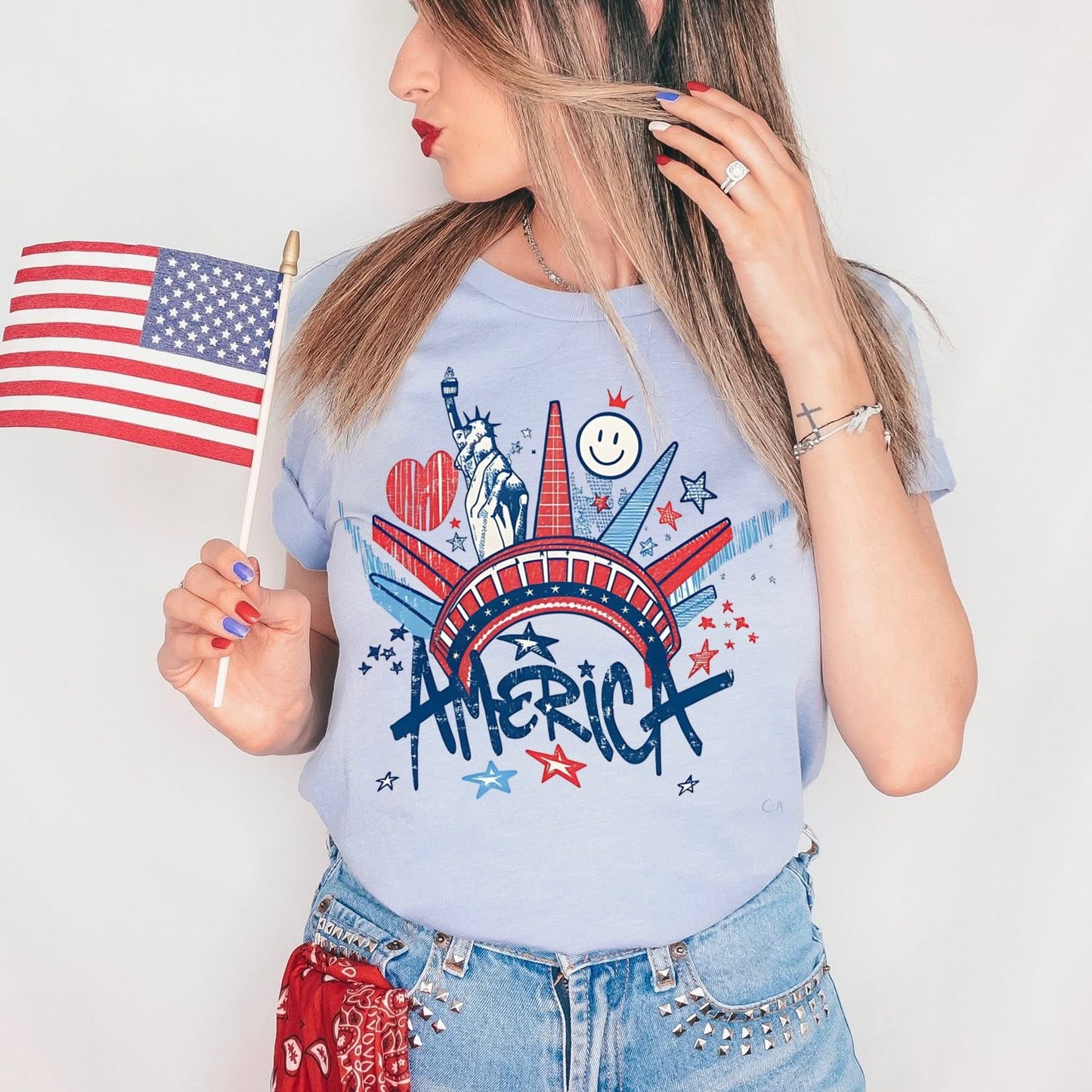 Statue of Liberty Crown tee