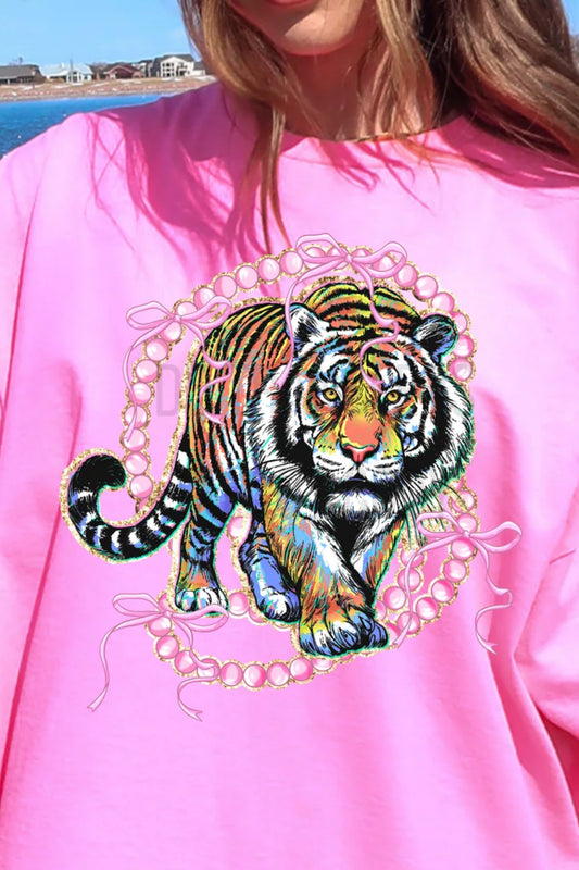 Tiger & Pearls tee