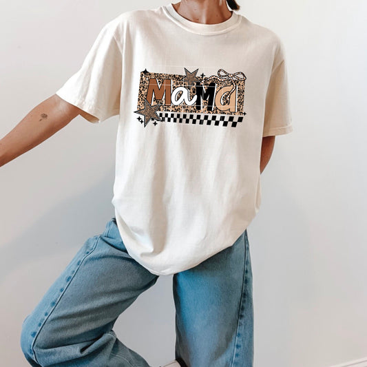 Mama Leopard tee