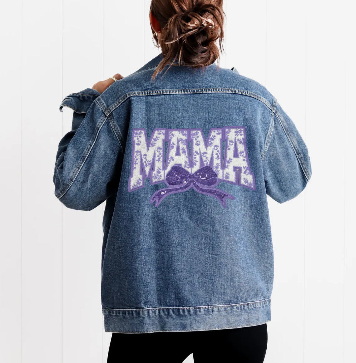MAMA Chenille Patch sweatshirt