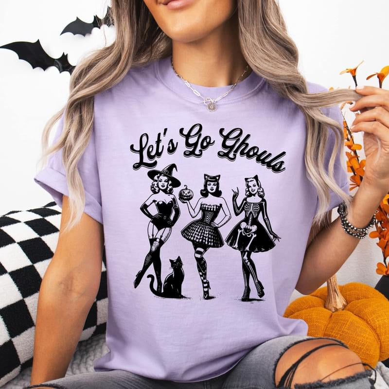 Let's Go Ghouls tee