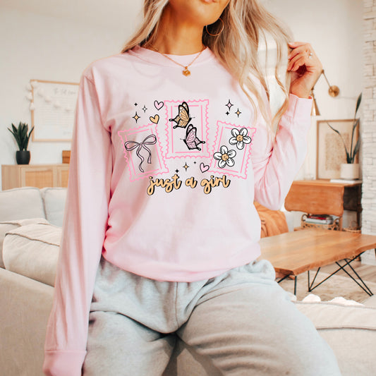 Just a girl tee