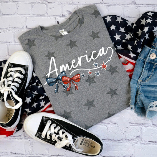 America bows tee
