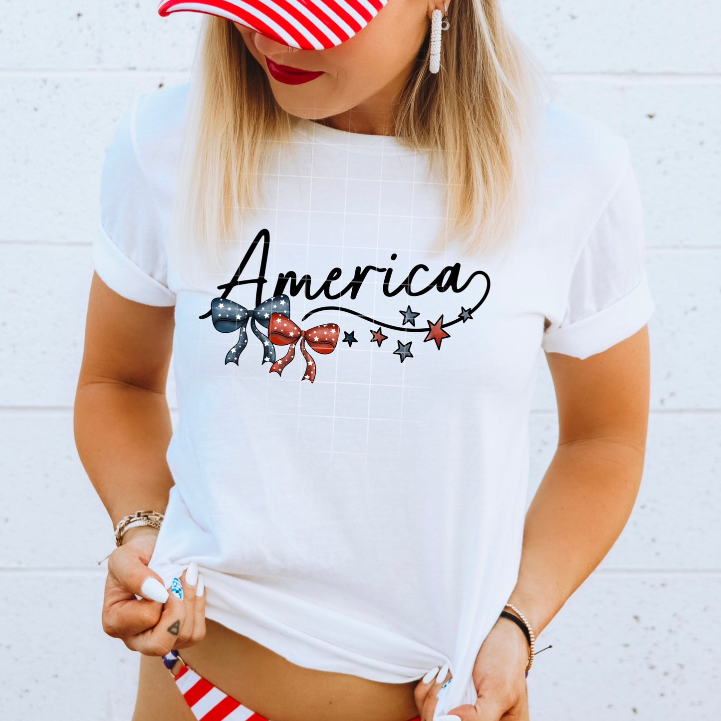 America bows tee