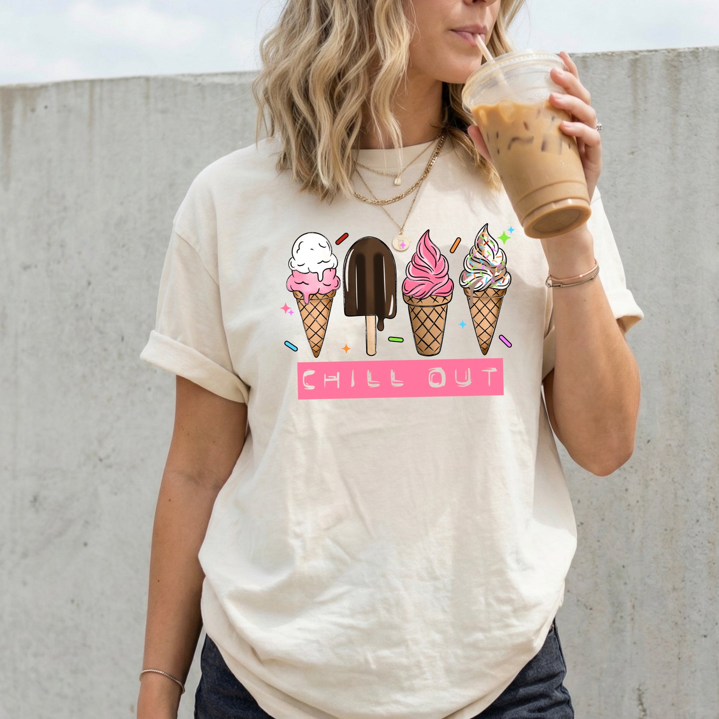 Chill Out Icecream tee