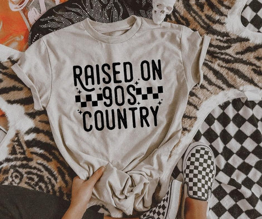 Raised on 90's Country tee