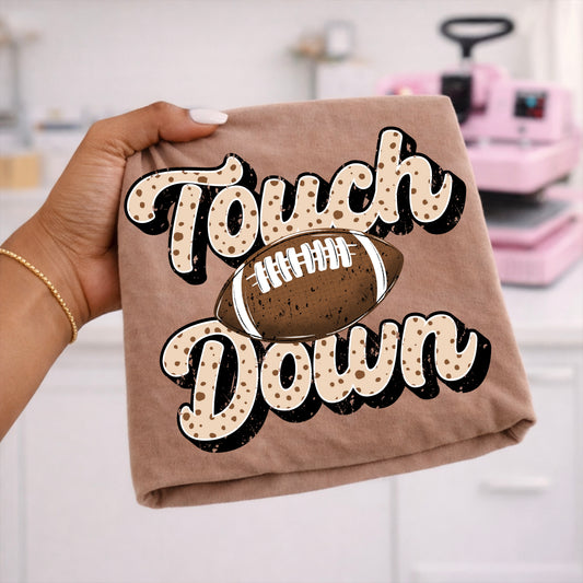 Touch Down Cream Polka dot tee