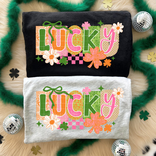 Colorful Lucky tee