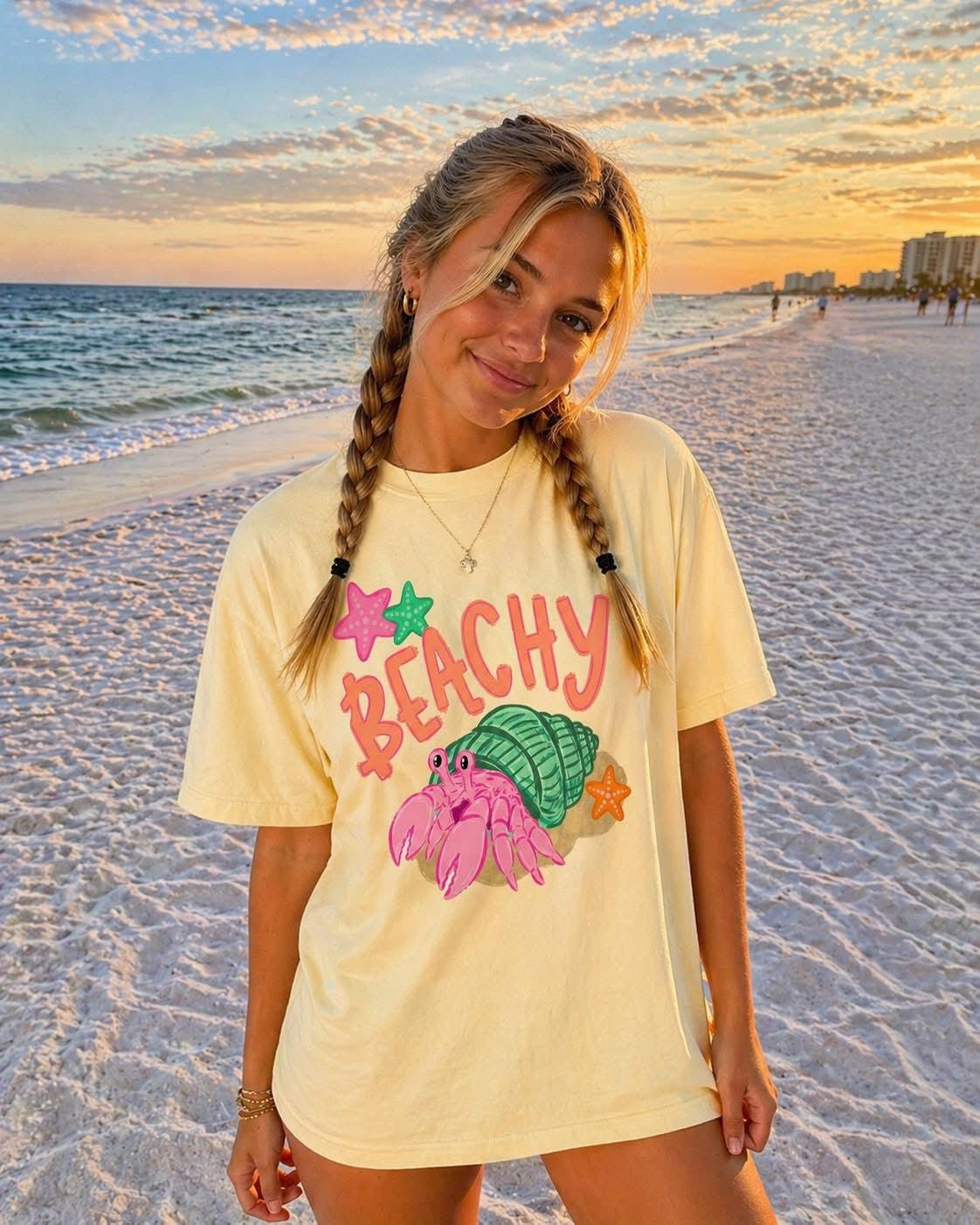 Beachy Hermit Crab tee