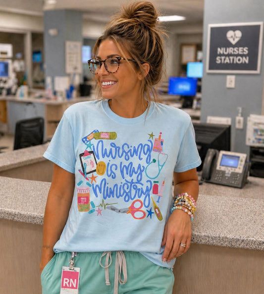 Nursing is my ministry tee