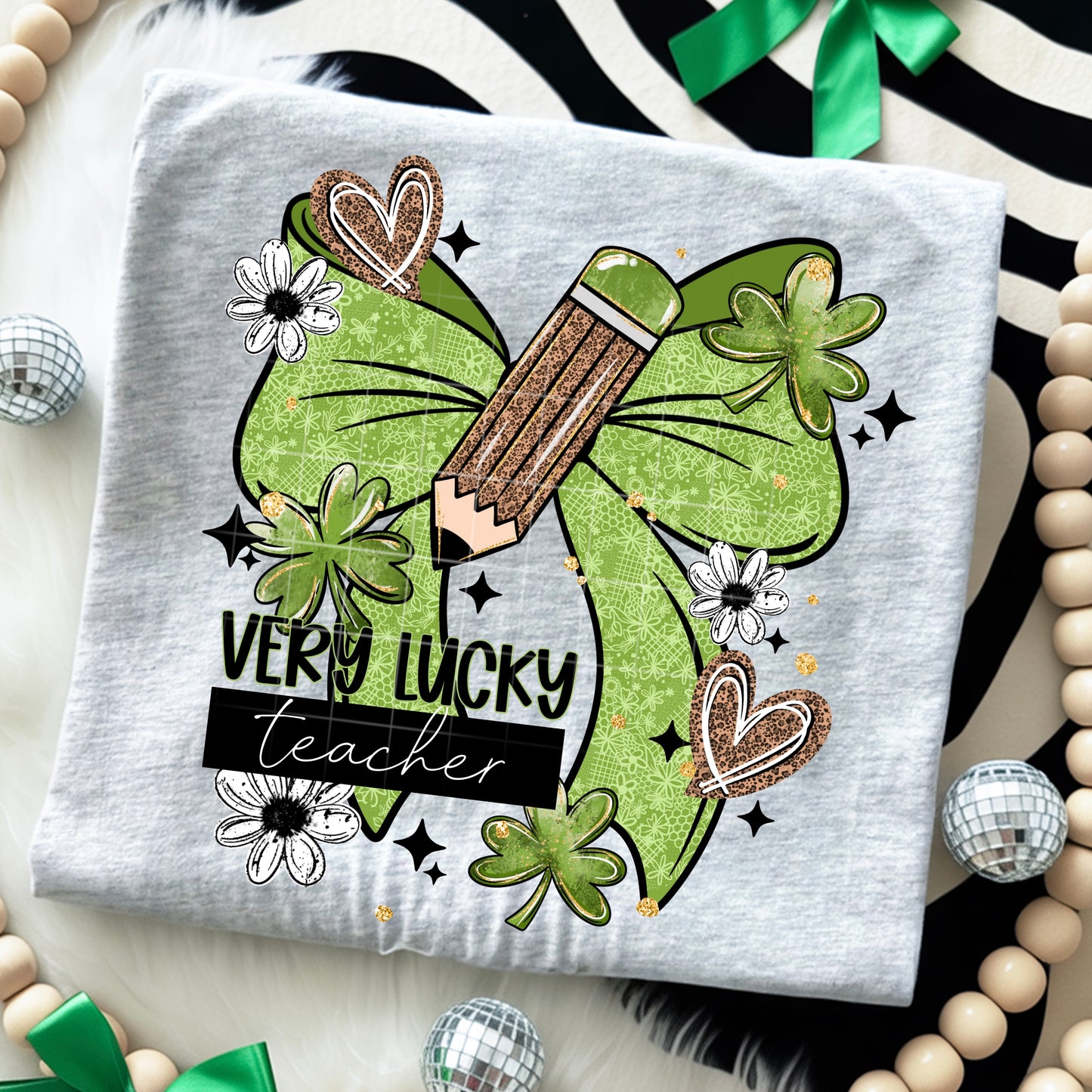 Very Lucky Teacher tee