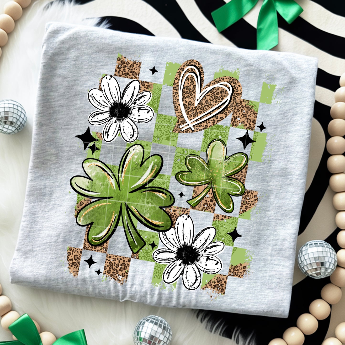 Clovers & Flowers tee