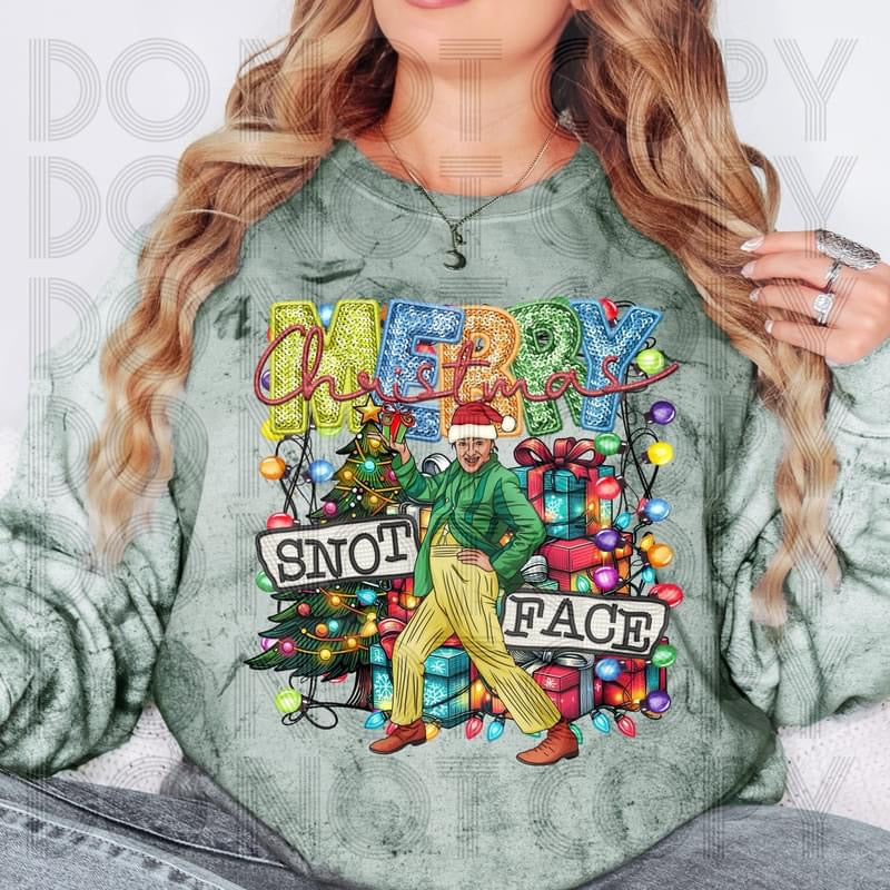 Snot Face Christmas Sweatshirt