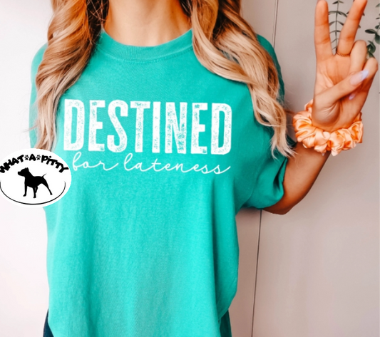 Destined for LATENESS tee