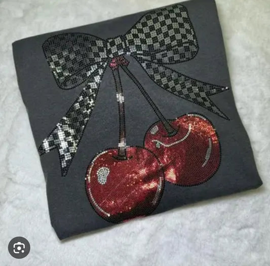 Cherries (Spangle Design) tee