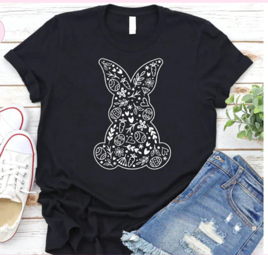 Whimsical Bunny tee