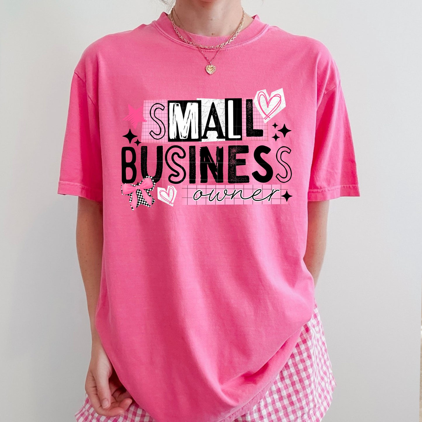 Small Business Owner hearts (Black Ink)