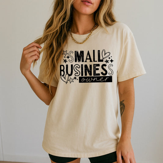 Small Business Owner hearts (Black Ink)
