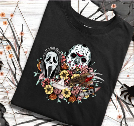 Floral Horror t-shirt