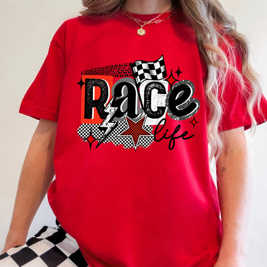 Race Life tee (Black Ink)